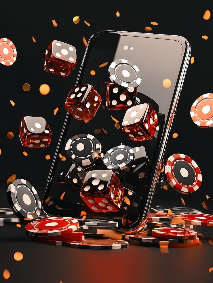 jasapoker mobile app interface showing slots and sportsbook menu